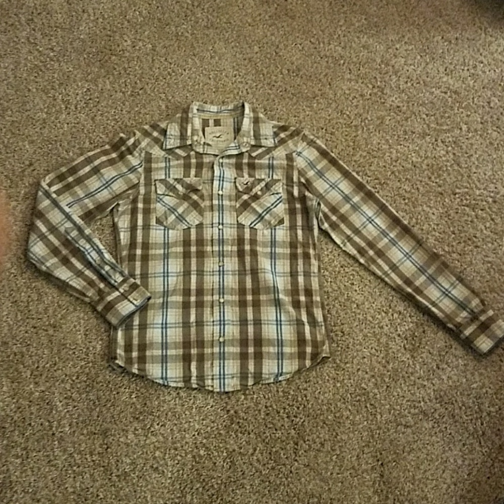 Men snap button shirt